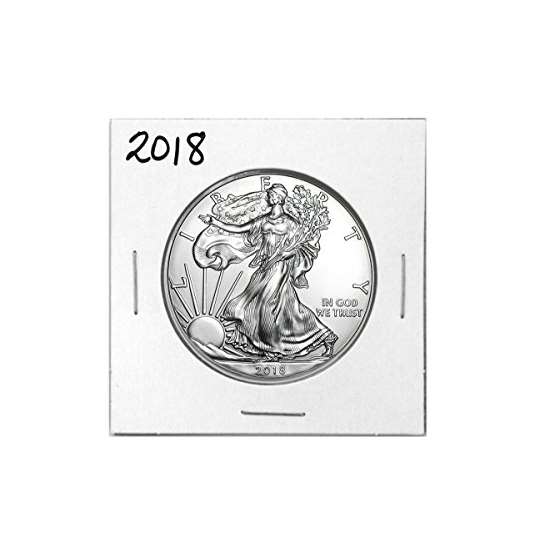 2018-1 Ounce American Silver Eagle Low Flat Rate S