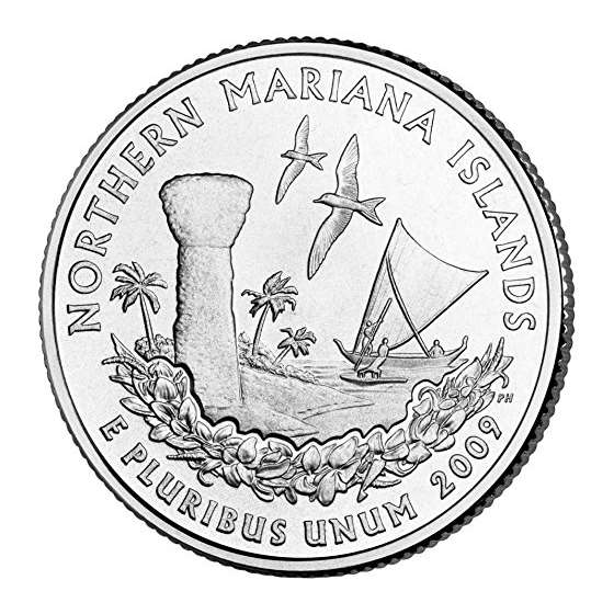 2009 P Mariana Islands Quarter Choice Uncirculated