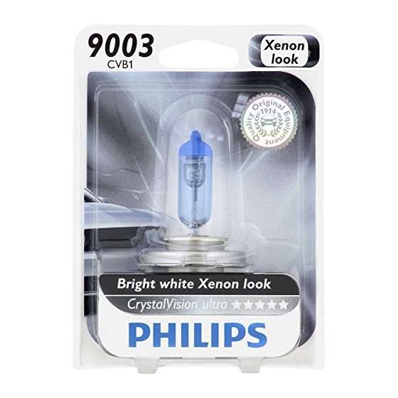 9003 Crystalvision Ultra Upgrade Headlight Bulb, 1