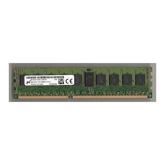 MT18JSF1G72PZ-1G9E1HE PC3-14900R DDR3 1866 8GB ECC