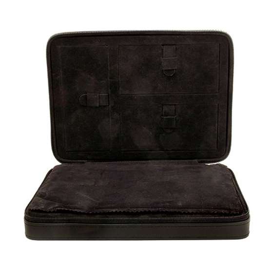 Black Four Slot Watch Box-3