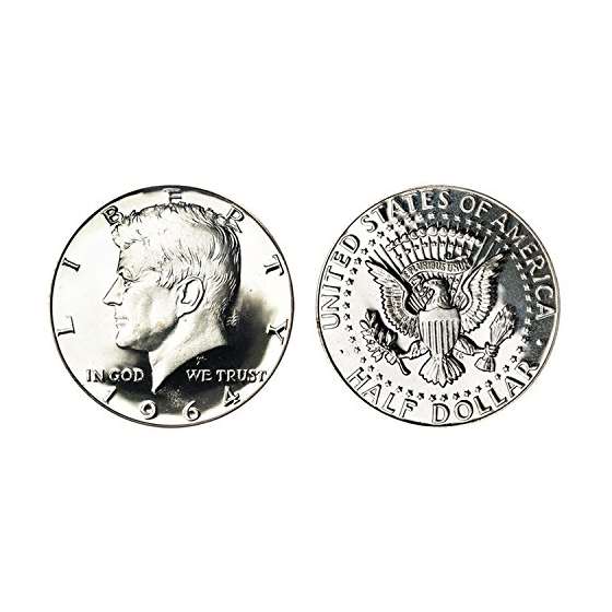 1964 JFK Kennedy Half Dollar Brilliant Uncirculate