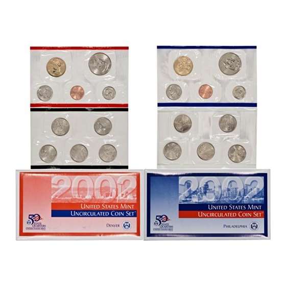 2002 United States Mint Uncirculated Coin Set U02