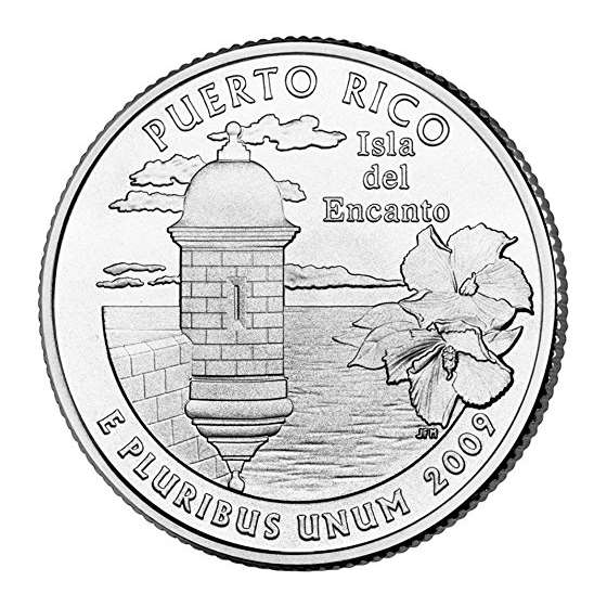 2009 D Puerto Rico State Quarter Choice Uncirculat