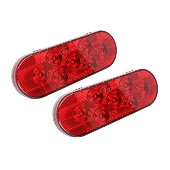 TL-62720-RK Pair Of 6 And Oval LED Stop Turn Tai-3