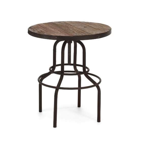 Zuo Modern Twin Peaks Counter Table, Distressed Na