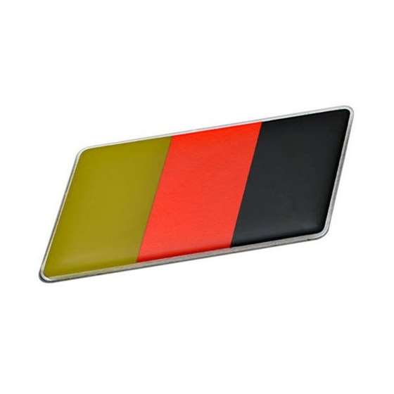 GERMAN GERMANY FLAG Emblem Badge Nameplate Decal R