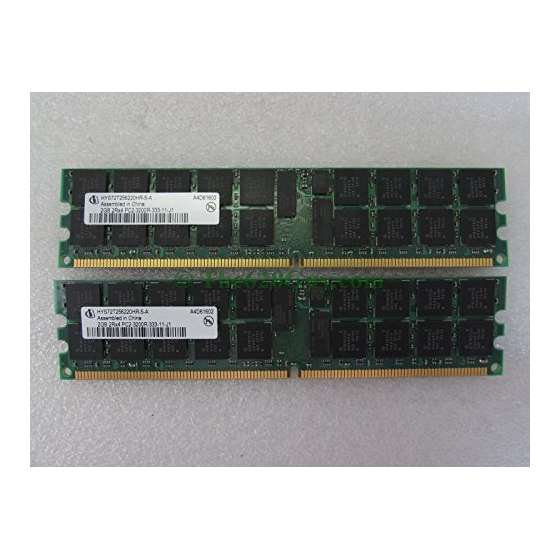 4GB 2 X 2GB HYS72T256220HR-5-A 2Rx 4 PC2-3200 Serv