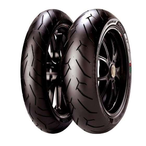 Diablo Rosso II Rear 180/55ZR17 Motorcycle Tire By