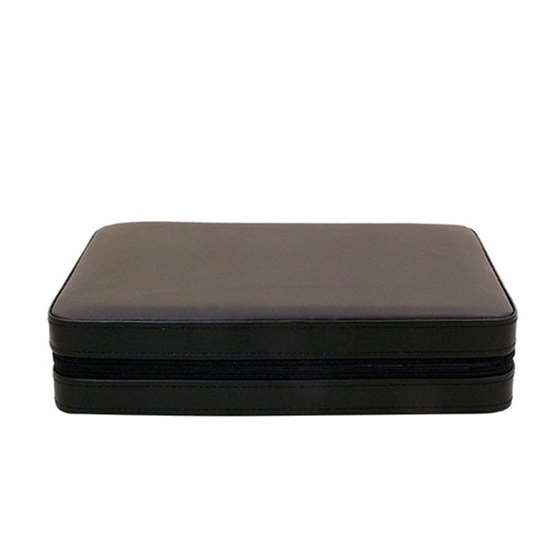 Black Four Slot Watch Box