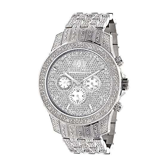 Iced Out Watches Mens Diamond Watch 1.25Ct