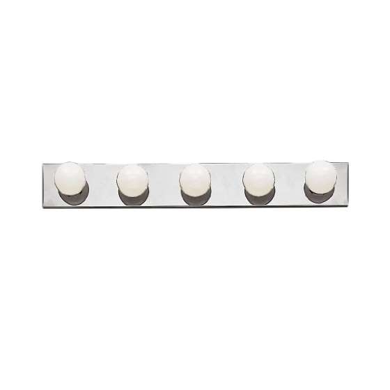 Lighting 625NI Classic 5-Light Bath Bar, Brushed N