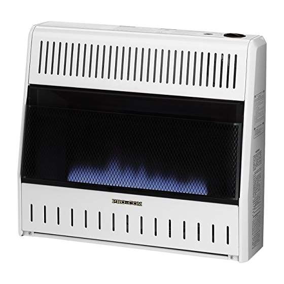 Procom MN300HBA Vent Free Natural Gas Blue Flame S