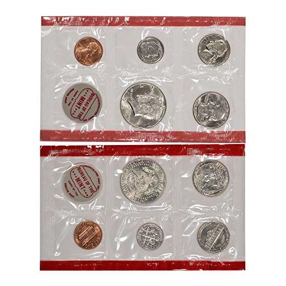 1969 Various Mint Marks United States Mint P D 1-3