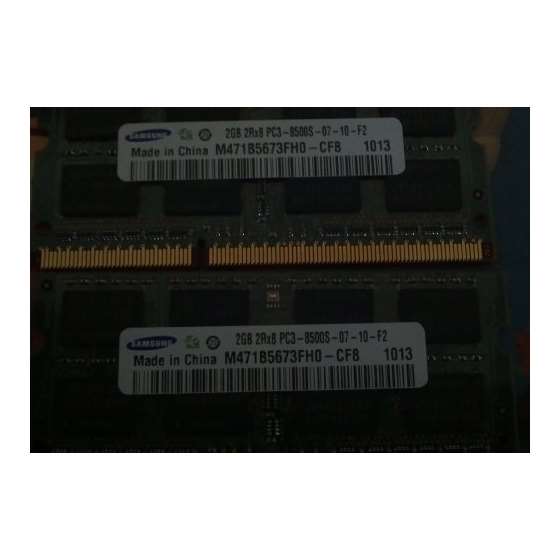 2 X M471B5673FH0-CF8 2GB DDR3 1066MHZ PC3-8500 Mac