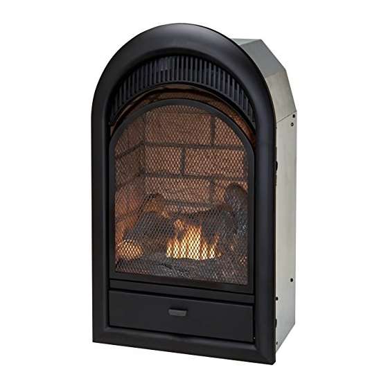 Dual Fuel Vent Free Fireplace Insert - 15,000 BTU,