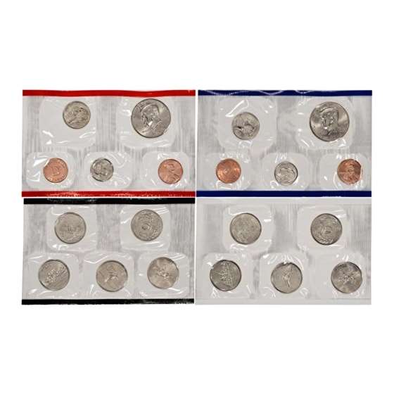 1999 US Mint Uncirculated Coin Set U99 OGP-3