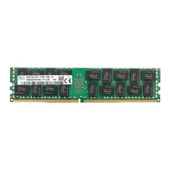 DDR4-2133 32GB By 4Gx 72 ECC By REG CL15 Chip Serv