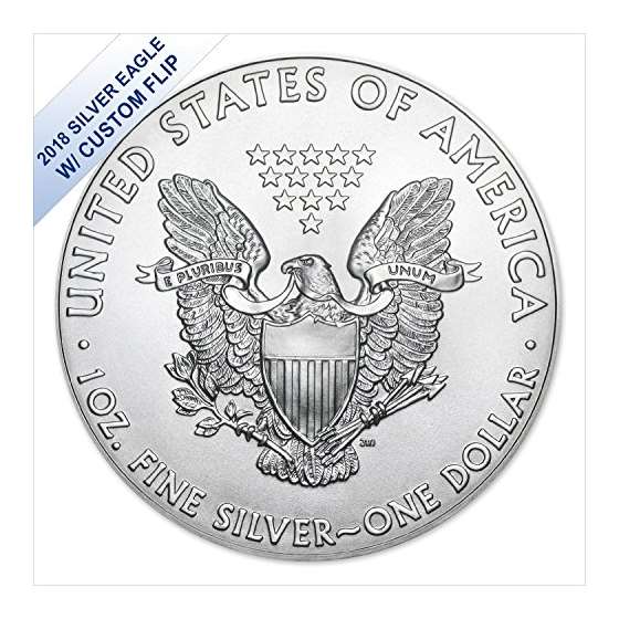 2018 No Mint Mark American Silver Eagle W By Cus-3