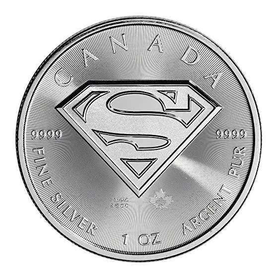 2016 CA Canada Silver Superman 1 Oz 5 Brilliant Un