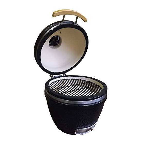 Kamado Ceramic Egg Smoker Grill With Table - Med-3