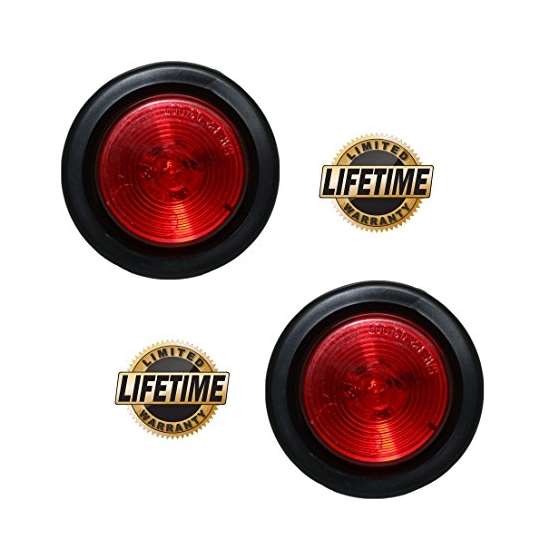 CL-22120-R2K Pair Of LED 2 And Round Red Clearan-3