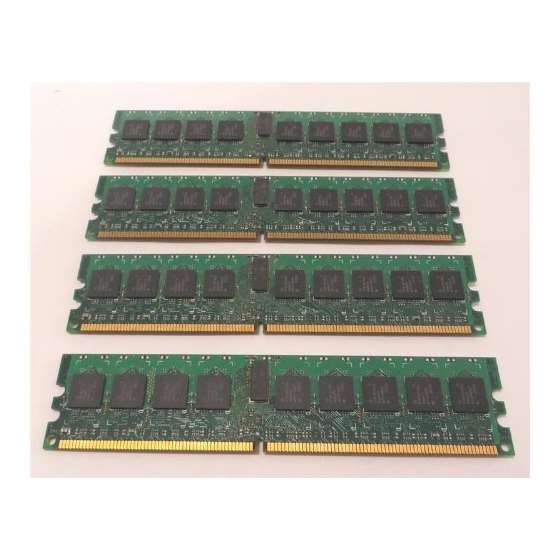 2GB 4 X 512MB DDR2 SDRAM PC2-3200R Memory Module-3