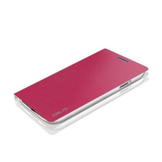 Brushed Pink Samsung Galaxy S4 Flip Cover Case B-3