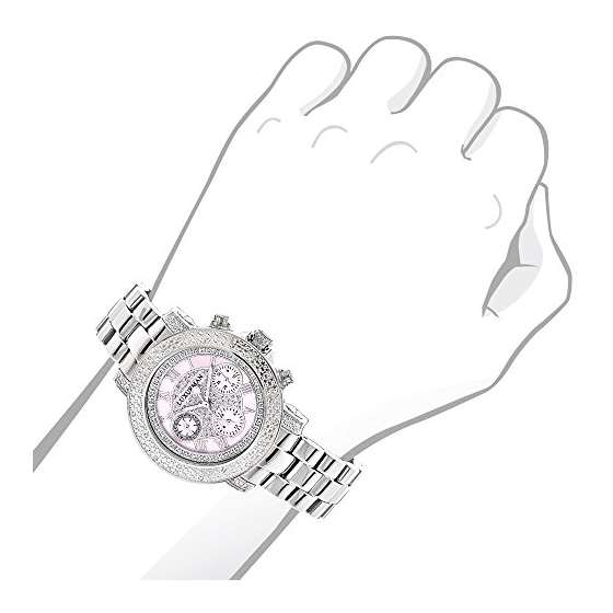 Ladies Diamond Watch 0.30Ct Pink-3