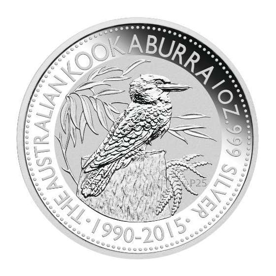 2015 AU 1Oz Silver Australian Kookaburra 1 Brillia