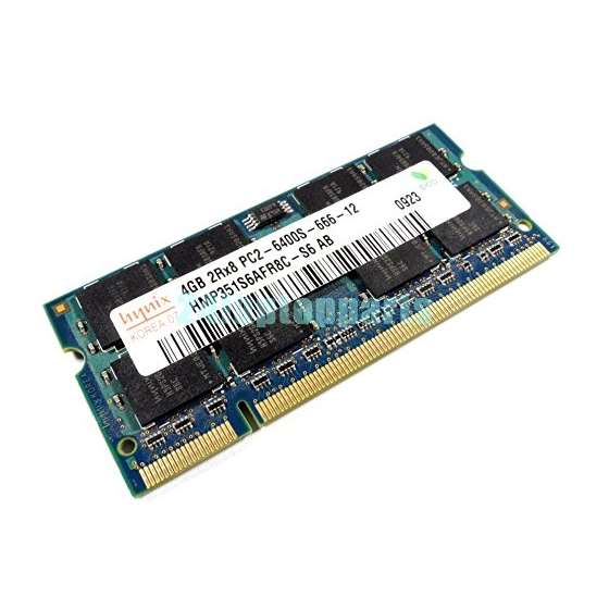 4GB DDR2 Memory SO-DIMM 200 Pin PC2-6400S 800Mhz H