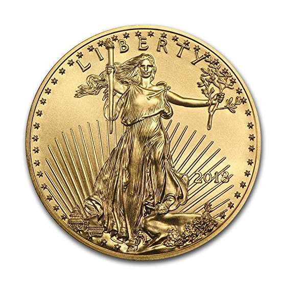 2018 1 Oz Gold American Eagle Coin BU 1 OZ Brillia