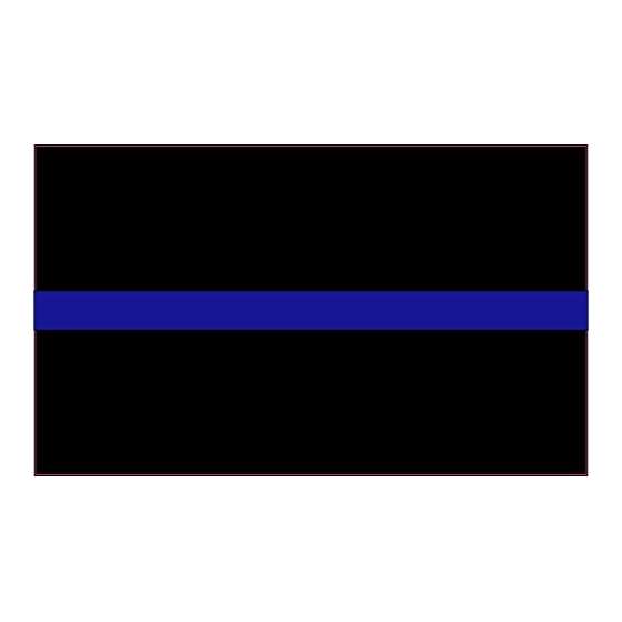 5In X 3In Blue Lives Matter Sticker Line Stickers