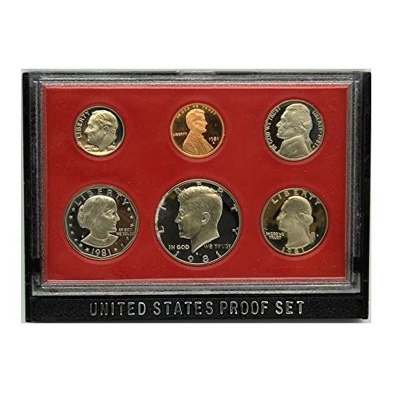 1981 S US Proof Set Original Government Packaging