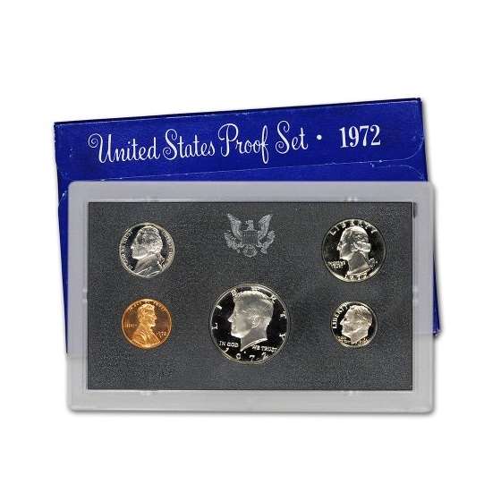 1972 S US Mint Proof Set OGP