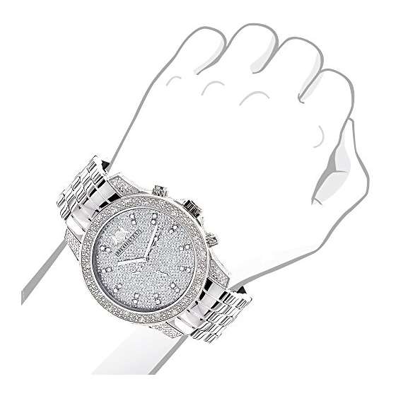 Mens Diamond Watch 0.50 Ct-3