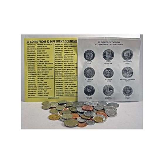 50 DIFFERENT UNCIRCULATED COINS FROM 50 DIFFERENT