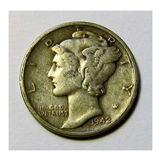 1916-1945 Mercury Dime