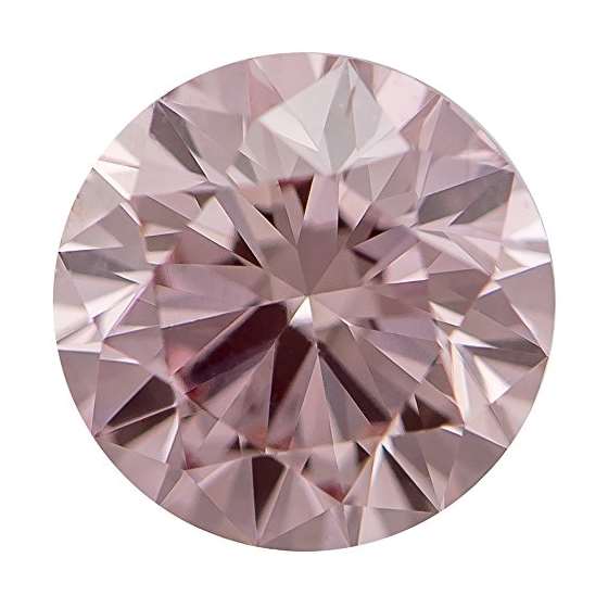 0.46 Ct. | Round | Medium Raspberry Color | SI2 Cl