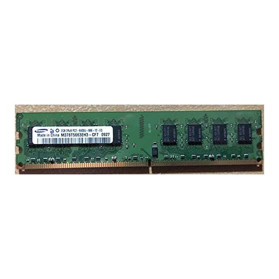 Memory M378T5663EH3-CF7-2 GB-DIMM 240-PIN