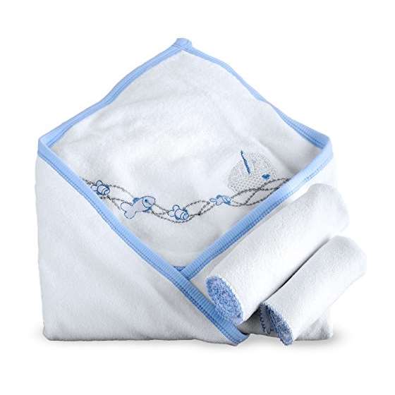 Boys Turkish Cotton Plush Hooded Terry Towel With