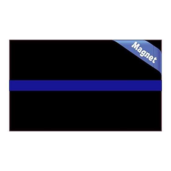 5In X 3In Blue Lives Matter Magnet Line Magnets De