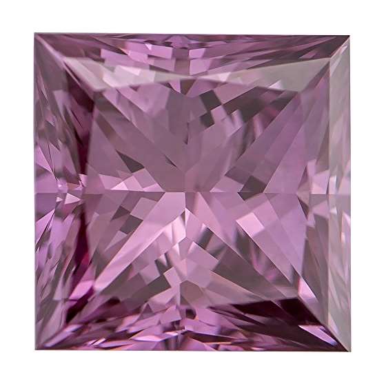 0.74 Ct. | Princess | Light Raspberry Color | VS1