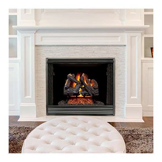 Vented Natural Gas Fireplace Log Set - 18 In., 4-3