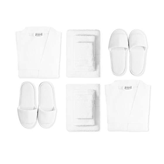 Luxury 100 Cotton Giovanni Spa Set-Robe, Slippers