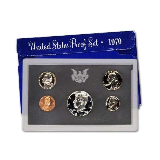 1970 S US Mint Proof Set OGP