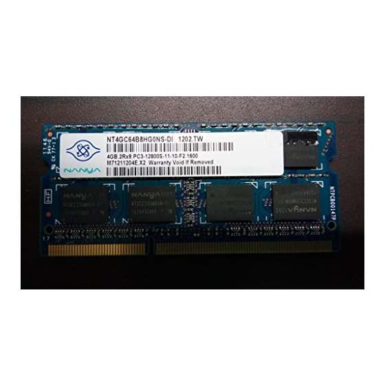 NANYA NT4GC64B8HG0NS-DI 4GB NOTEBOOK SODIMM DDR3 P