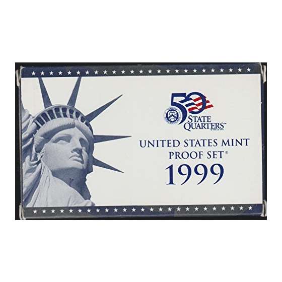 1999 S US Mint Proof Set Original Government Packa