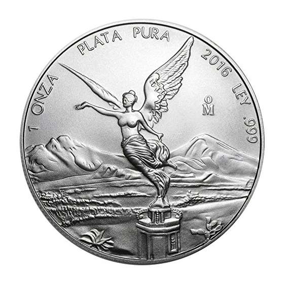 2016 MX 2016 Silver Mexican Libertad Onza 1Oz. Bri