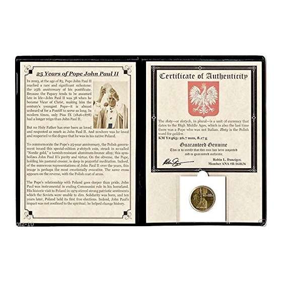 2003 PL 2 Z 322Otych Pope John Paul II Coin Commem
